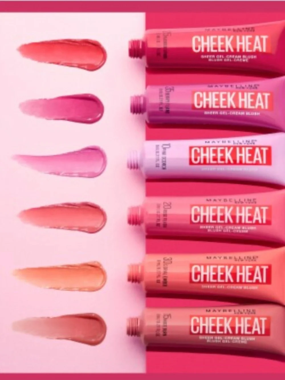 Maybelline Cheek Heat Gel-Cream Blush - Nude Burn, NEW